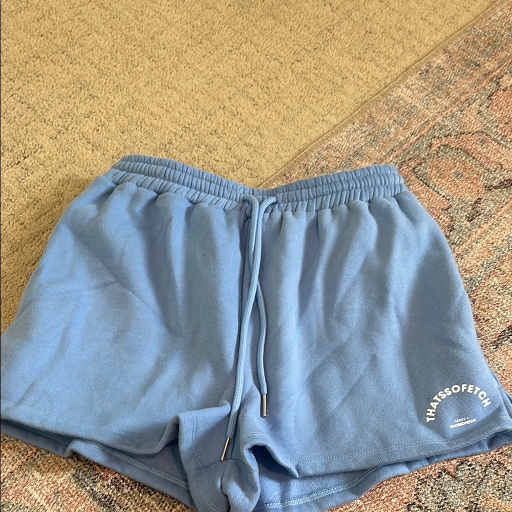 Blue ThatsSoFetch Shorts NEVER WORN!!